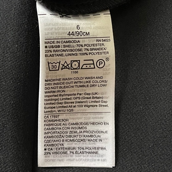 Banana Republic Black One Shoulder Jumpsuit (size 6) - Picture 8 of 9